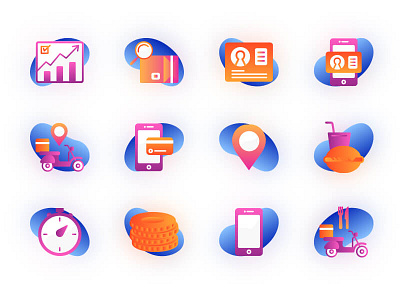 Food Delivery Icons