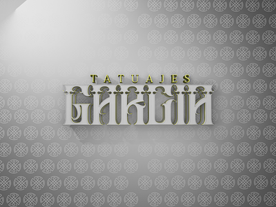 Tatuajes Garcia 3d branding design graphic design logo logotype mexico ui