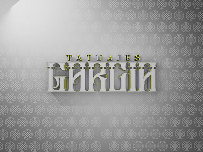 Tatuajes Garcia 3d branding design graphic design logo logotype mexico ui