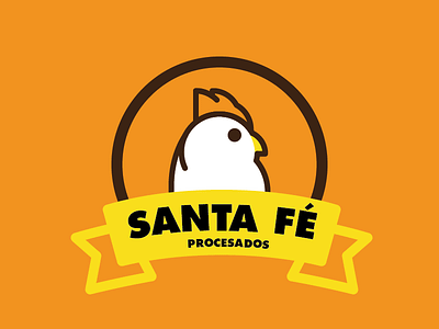 Santa Fé brand branding chicken illustration logotype mexico trademark type