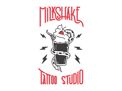 Milkshake cherry ice cream illustration lettering mexico milk milkshake ryan lectr skull snake tabasco tattoo