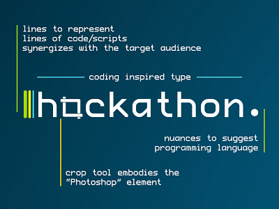 HACKATHON - Logo branding branding design hackathon logo logo design logotype typography visual design