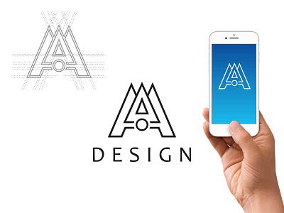 Letter "A" minimal Logo Design illustration logo logo design minimal vector