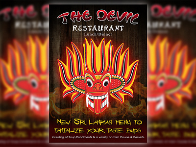Devil Restaurant (Photoshop Flyer Design)