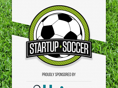 Startup Soccer dublin grass poster soccer sport startup