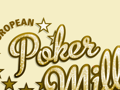 Poker Tournament gold logo poker stars