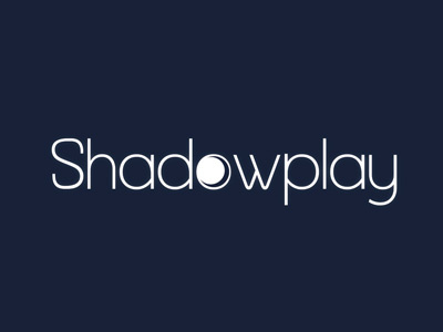 Shadowplay band logo moon shadowplay white
