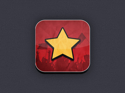 App Icon #2 app apple football icon ios ipad iphone red soccer sport star
