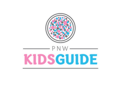 Kids Guide logo blue family grey guide kids logo pink pnw