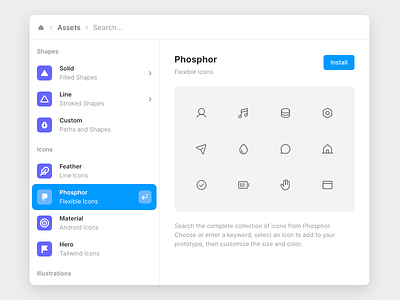 Phosphor for Framer icon icon design icon family icon pack icon set iconography icons tools ui user interface