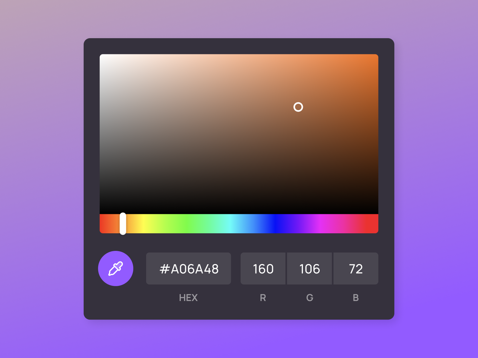 Color Picker by Helena Zhang on Dribbble