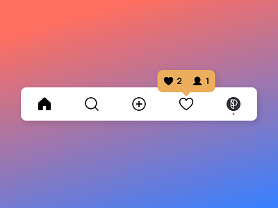 Tab Bar by Helena Zhang on Dribbble