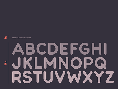 Phosphor Alphabet