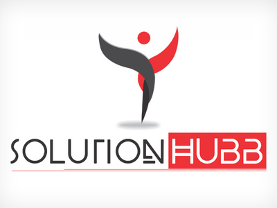 Solutioin Hubb Logo adobe xd branding business card design icon illustration logo design ui ux