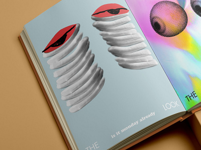 The Lookbook Look Book — Look No.38 art artist book branding design editorial design eyes funny humour illustration look quirky zine