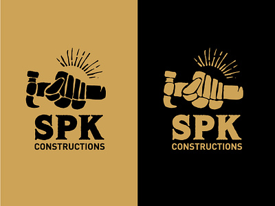 SPK Construction unused logo