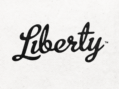 Liberty liberty logo script
