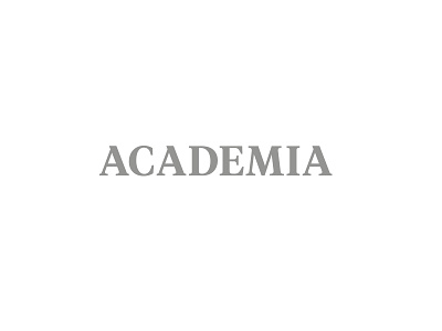 Academia academia font logo new logo serif type