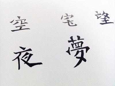 handwriting lettering chinesetype