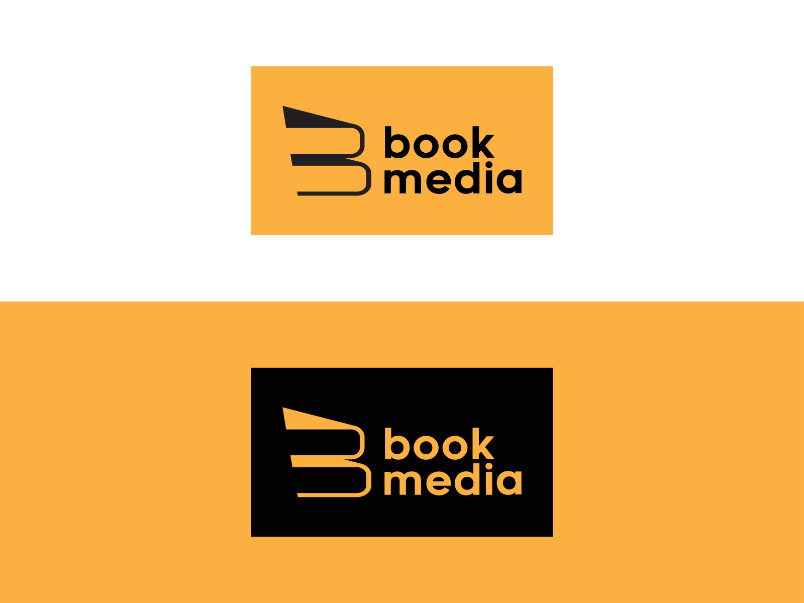 BOOK MEDIA LOGO by Aynura on Dribbble