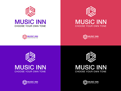 music inn logo design graphic design logo vector