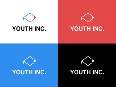 YOUTH INC. logo design graphic design logo vector