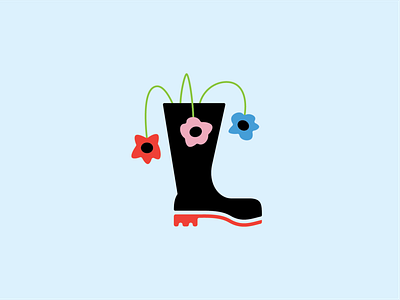 booots boots flower flowers illustration petal