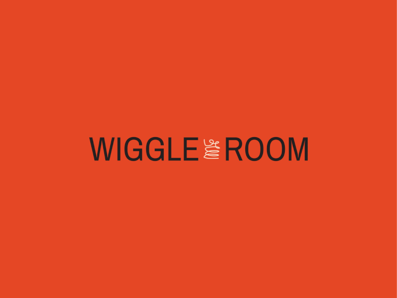 Wiggle Room bar dance food gif graphicdesign restaurant symbol typography wiggle