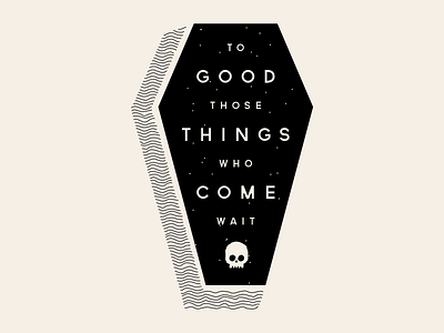 Good Things 2 skull texture wavylines