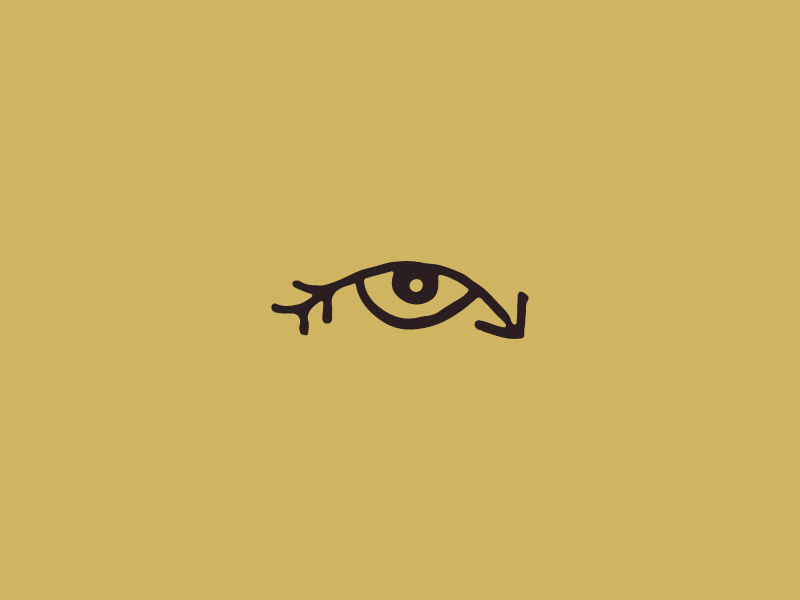 H-eye-roglyph arrow eye hieroglyphic icon music surf