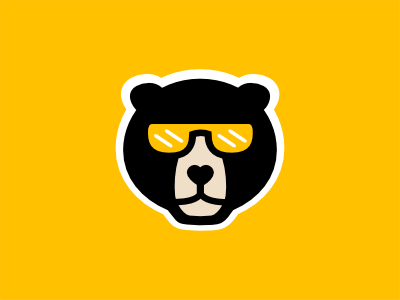 Sun Bear bear glasses harbear light nose reflection