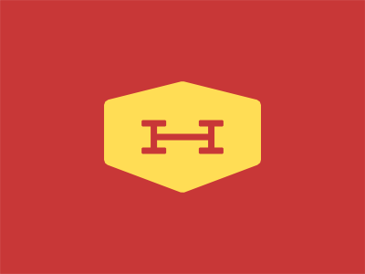 H h red shield yellow