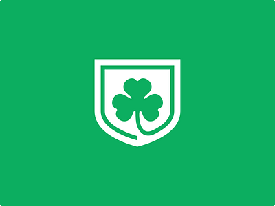 Montreal Shamrocks / Day 10 / August Rebranding Project branding clover green hockey irish montreal shamrocks shield sports sports branding