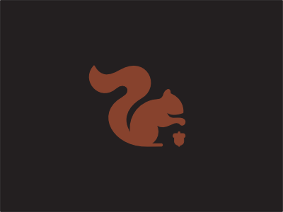 Squirrel acorn icon nut squirrel