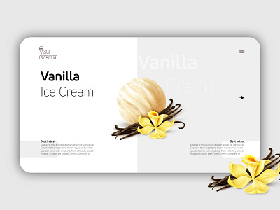 ice cream web 01 branding design logo minimal ui ux web website