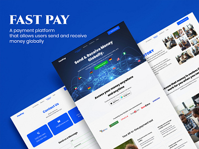 FastPay Website ui uidesign uxdesign webdesign website