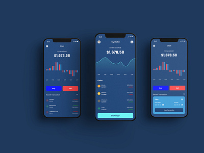 Crypto Wallet Screen