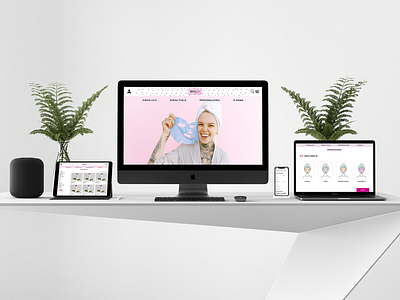 Minimal Chic web shop branding cosmetics figma homemade natural responsive ui web shop