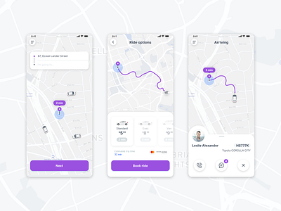 Taxi booking design purple taxi taxi booking taxi booking app taxi ui ui