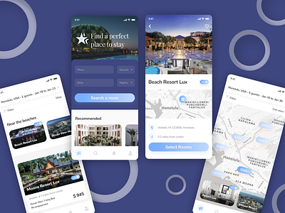 Hotel Booking App booking booking app booking hotel design hotel app hotel booking hotels mobile app resorts searching traveling