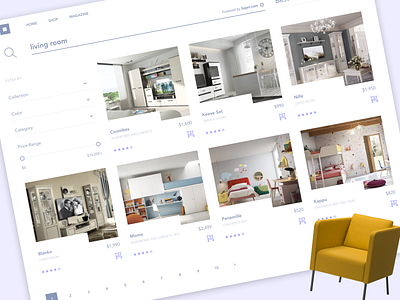 Ecommerce Furniture Shop design ecommerce design ecommerce shop figma filter ui filters furniture shop furniture store shop ui website