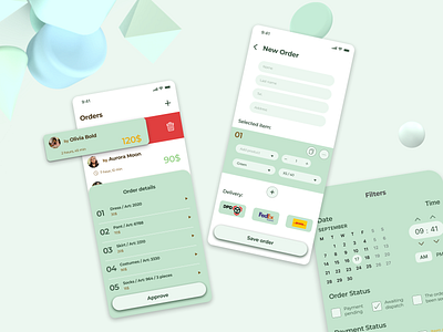 Online store that brings together trading platforms app design green marketplaces mobile apps order