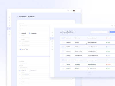 medicine/ health beauty control panel covid design doctors health health data healthcare iot mobile app patient recipe setting tables therapist treatments ui ux view website