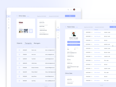 medicine/ health beauty clinic control pane covid design doctors health iot iot healthcare mobile app pandemic patient recipe setting tables therapist treatments ui ux website