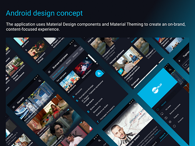 TV App android concept figma mobile app movie app tv app tv series tv shows ui design