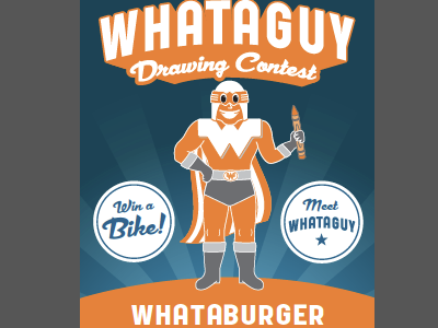 Whataburger Whataguy Contest contest graphic design poster whataburger