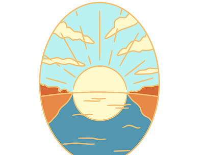 Sunrise austin branding design illustration logo sun sunrise texas vector