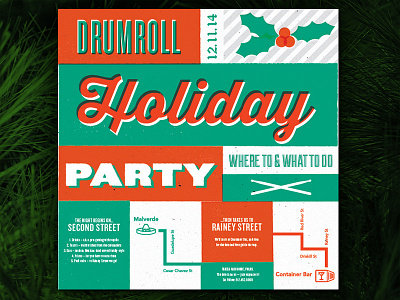 Drumrollparty1 drumroll holiday invitation party