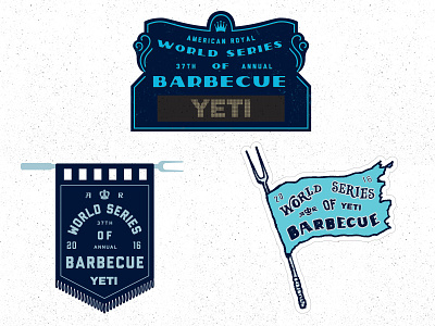 World Series of BBQ american bbq design illustration royal sticker world series yeti