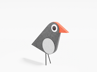 Bird 3d 3d art 3d artist design illustration low poly